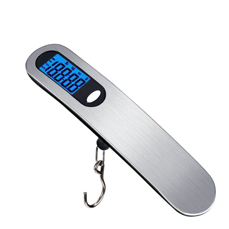 Portable Scale Digital LCD Display 110lb/50kg Electronic Luggage Hanging Suitcase Travel Weighs Baggage Fishing Scale with Hook