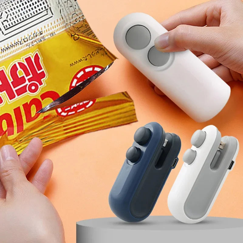 Mini Heat Bag Fast sealing Machine Package Sealer Bags Plastic Food Sealer Clip Bag Handheld Sealer Food Packaging Heat Sealer