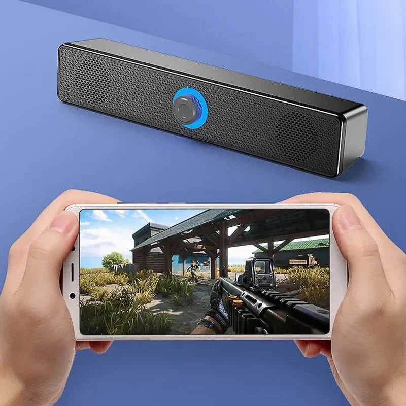 Wireless Bluetooth Speaker Pc Soundbar Wired Usb Powered Soundbar For Tv Pc Laptop Game Home Theater Surround Audio System 2024