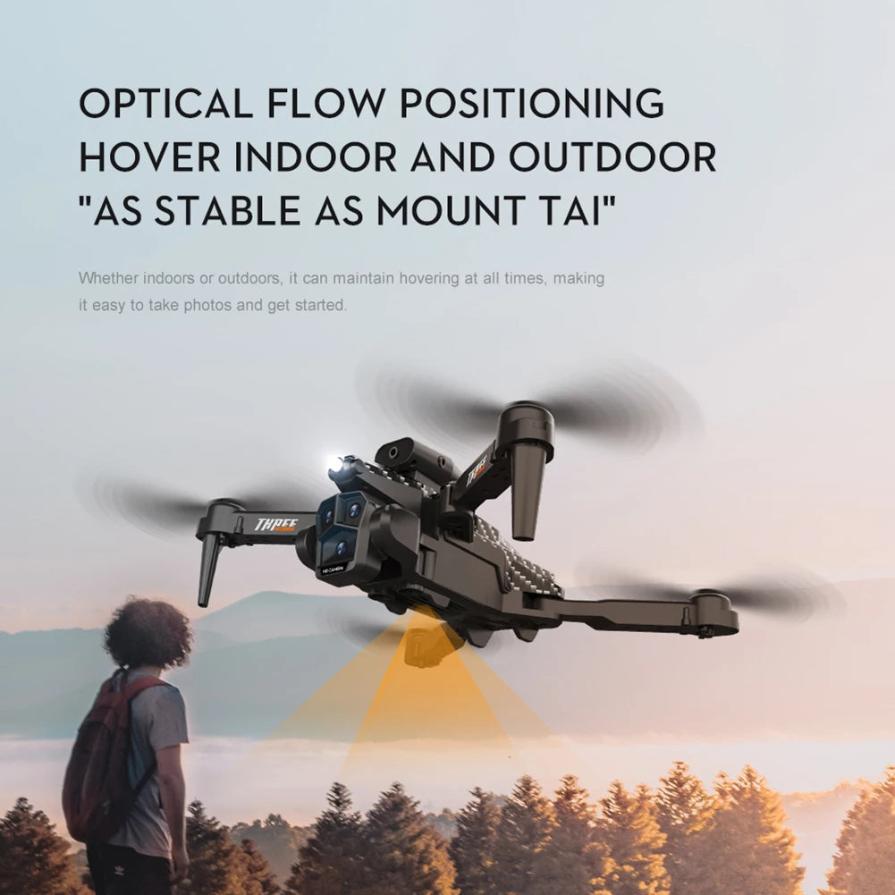 2024 New K10 MAX Drone 8K HD Three Camera carbon fibre Obstacle Avoidance Aerial Photography Optical Flow Brushless Quadcopter