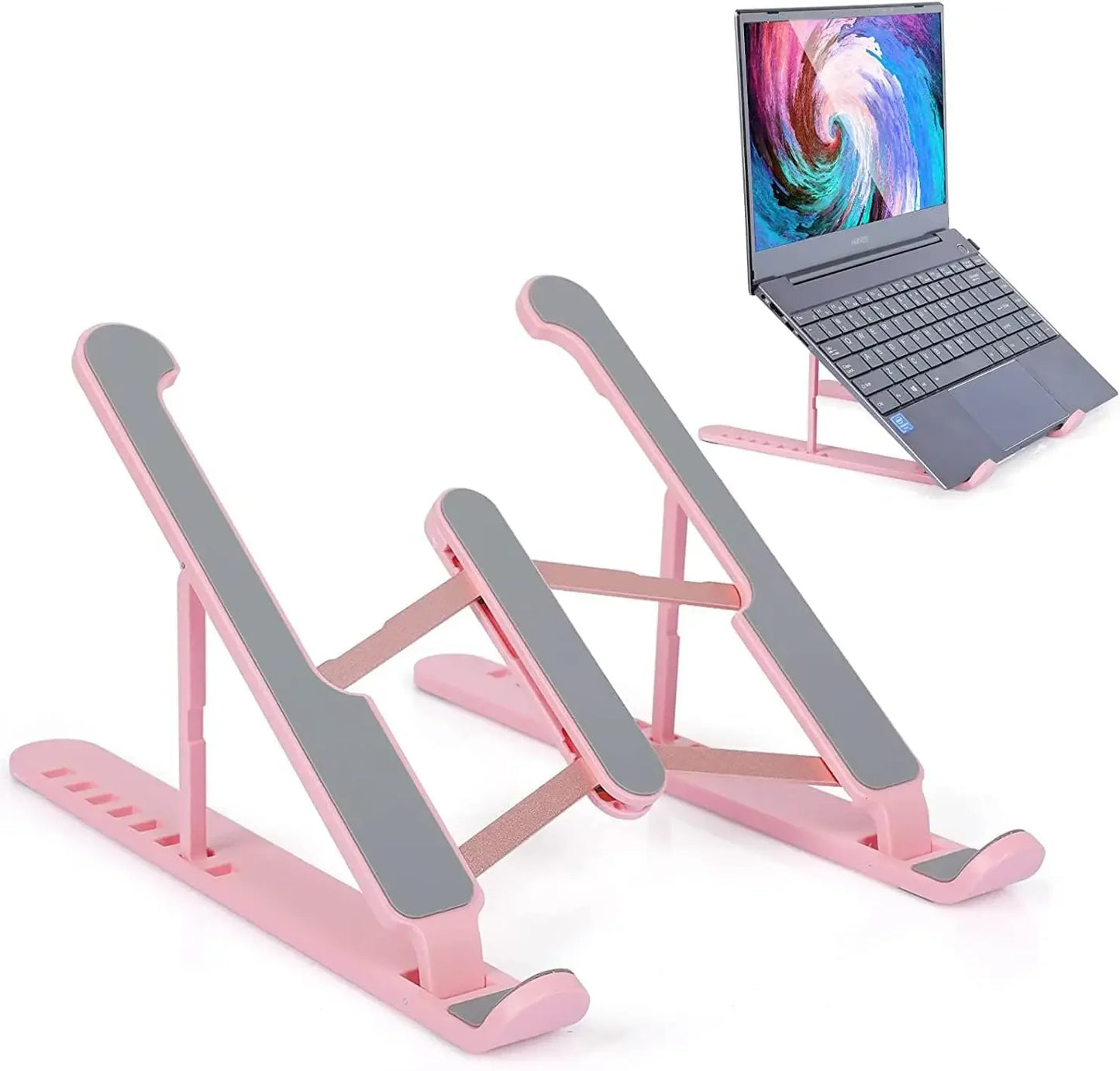 Universal Tablet Laptop Holder 6 Angles Adjustable Dissipation Ergonomic Foldable Portable Desktop Stand Computer Accessories