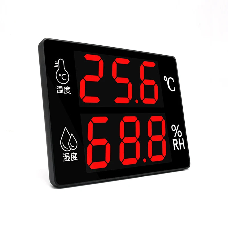 AOGAN Industrial Temperature and Humidity Meter High Precision Indoor Digital Alarm Temperature and Humidity Meter AS206A