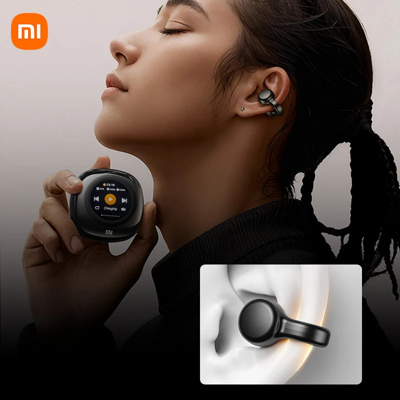 XIAOMI CT11 ANC Earphone Wireless Bluetooth5.4 Headset Ear Clip Noise Cancelling Sport Running Headphone Touch Screen With Mic